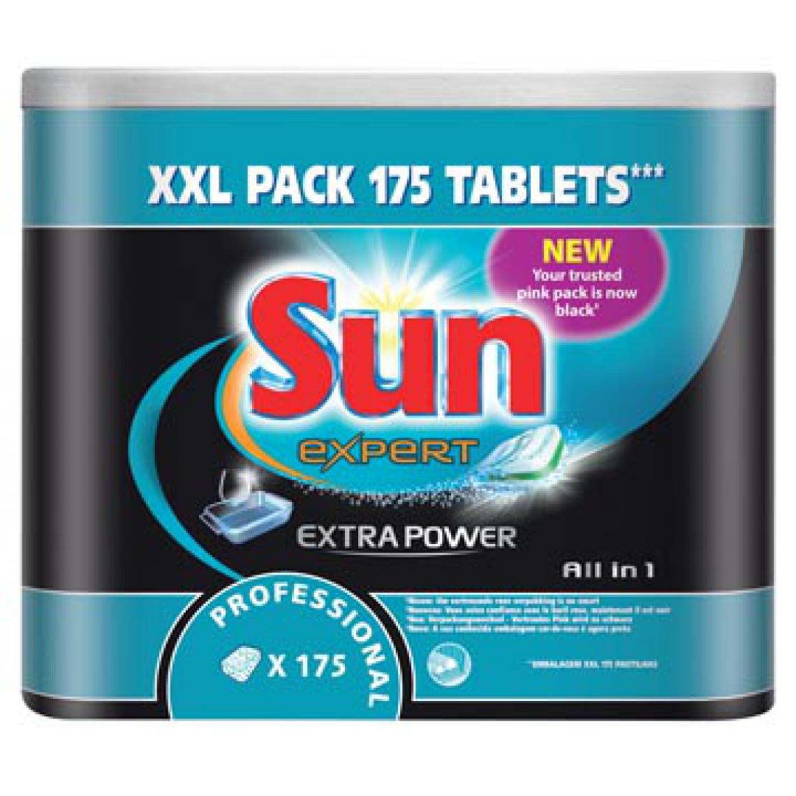 Sun Professional - Tablettes pour lave-vaisselle SUN PROFESSIONAL Tout en 1 - pack XXL 175 doses de lavage - 7521434 - Matériel de pose, produits d'entretien