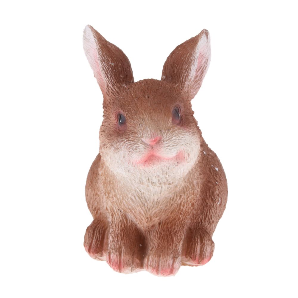 marque generique - figurine de décoration pour la maison fait main résine résine lapins - Petite déco d'exterieur