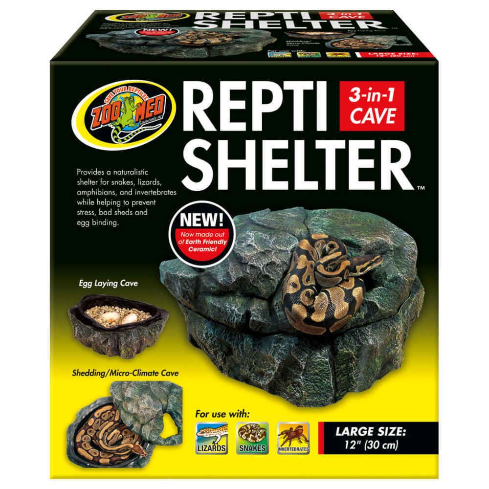 Zoomed - Grotte Repti Shelter pour Reptiles - Zoomed - L - Accessoires de terrarium