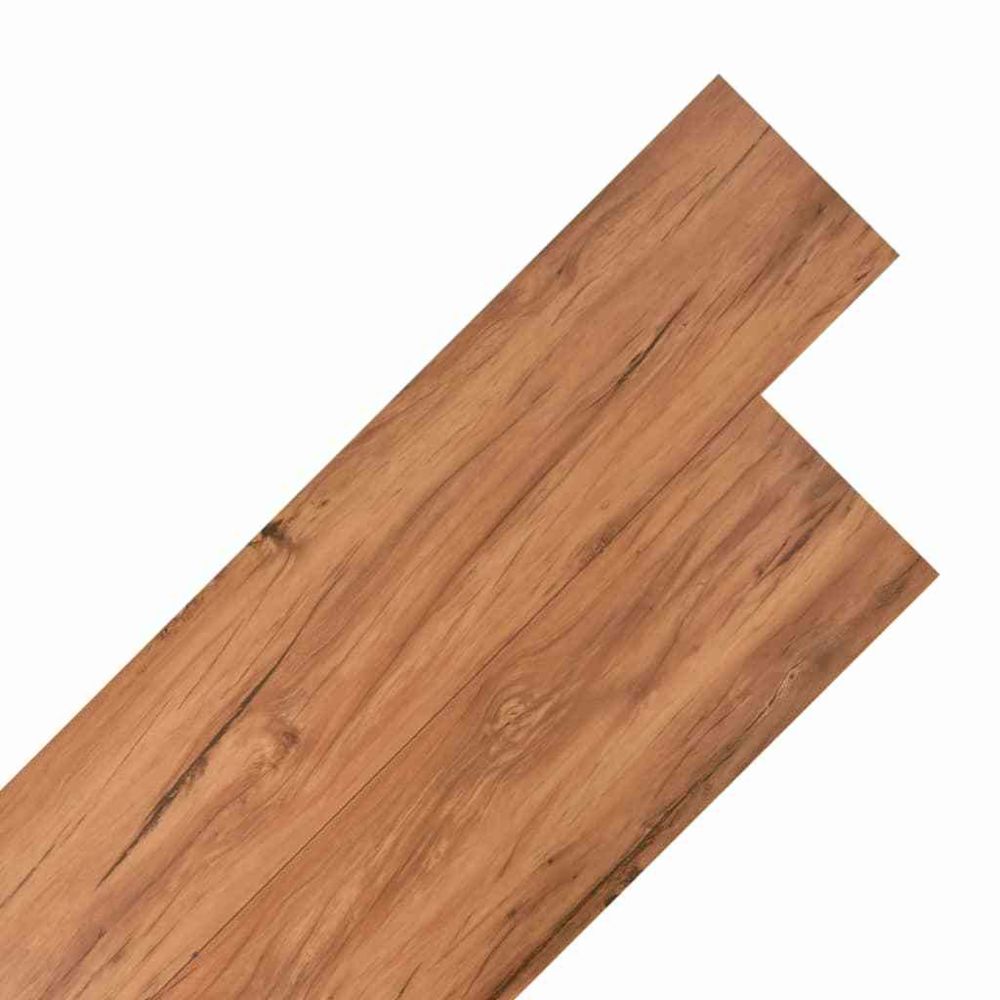 marque generique - Magnifique Matériaux de construction ensemble Monrovia Planche de plancher PVC 5,26 m² Orme naturel - Abris de jardin en bois