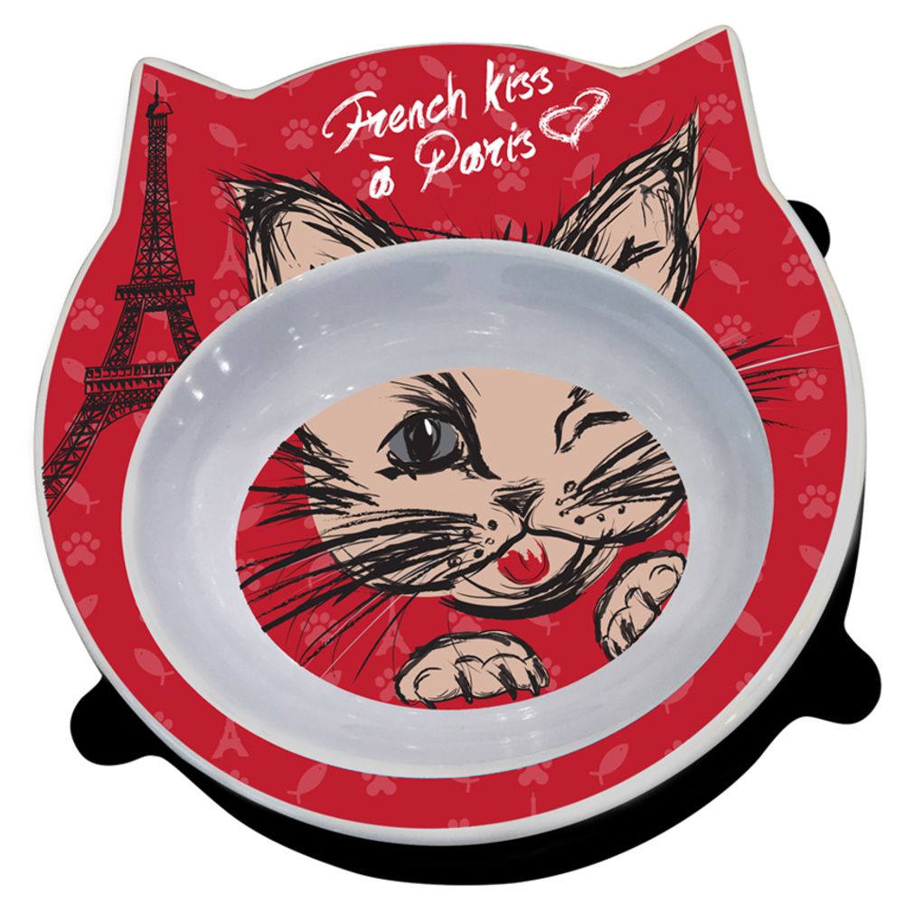 marque generique - Gamelle French Kiss à Paris pour Chat - Animalis - Gamelle pour chat