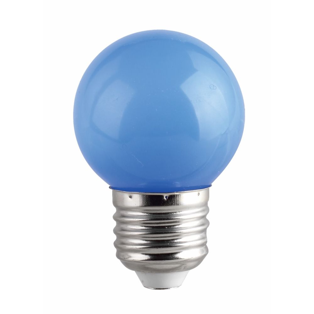 marque generique - FOX LIGHT - Ampoule LED 1W E27 couleur Bleue - Lampadaire