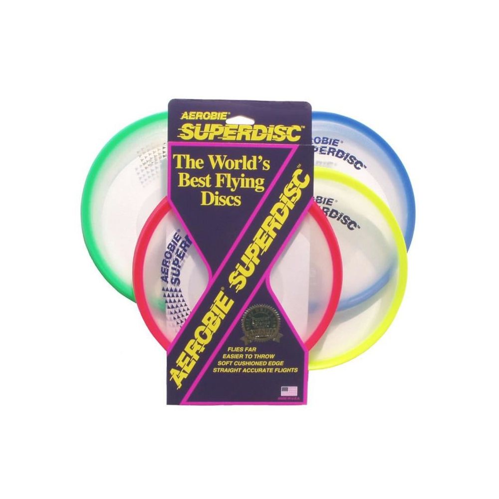Aerobie - AEROBIE Disque Frisbee Superdisc Mixte Multicolore - Jouet pour chien