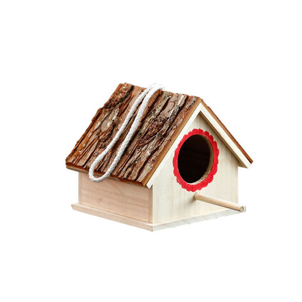 marque generique - nid en bois, la mode maison d'oiseau, peut accrocher la maison d'oiseau, la maison de la maison d'oiseau - Nichoir pour oiseaux du ciel
