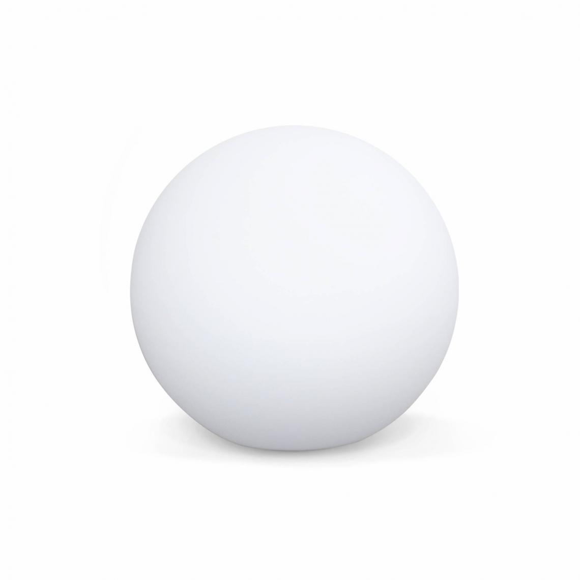 Alice'S Garden - Boule LED 40cm – Sphère décorative lumineuse, Ø40cm, blanc chaud, commande à distance - Eclairage solaire