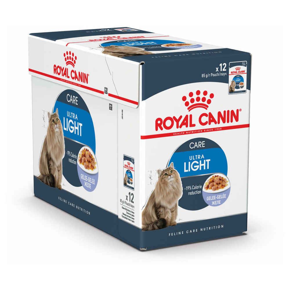Royal Canin - Sachets Ultra Light en Gelée pour Chat - Royal Canin - 12x85g - Alimentation humide pour chat