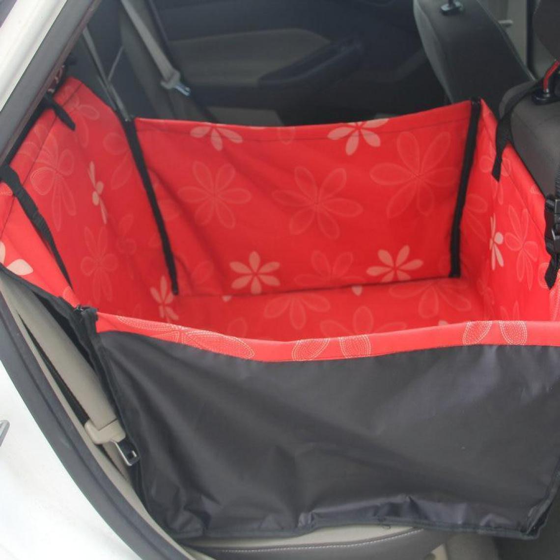 Justgreenbox - Housse de siège de voiture pour animaux de compagnie transportant pour chiens chats couverture de tapis arrière hamac, Vert, 60x35x53cM - Equipement de transport pour chat
