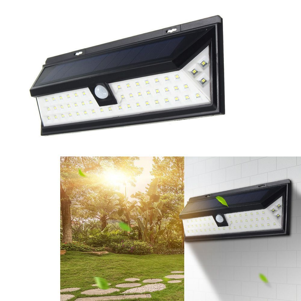marque generique - Lampe Solaire 54 LED Mur Extérieure Éclairage Luminaire Détecteur De Mouvement - Eclairage solaire