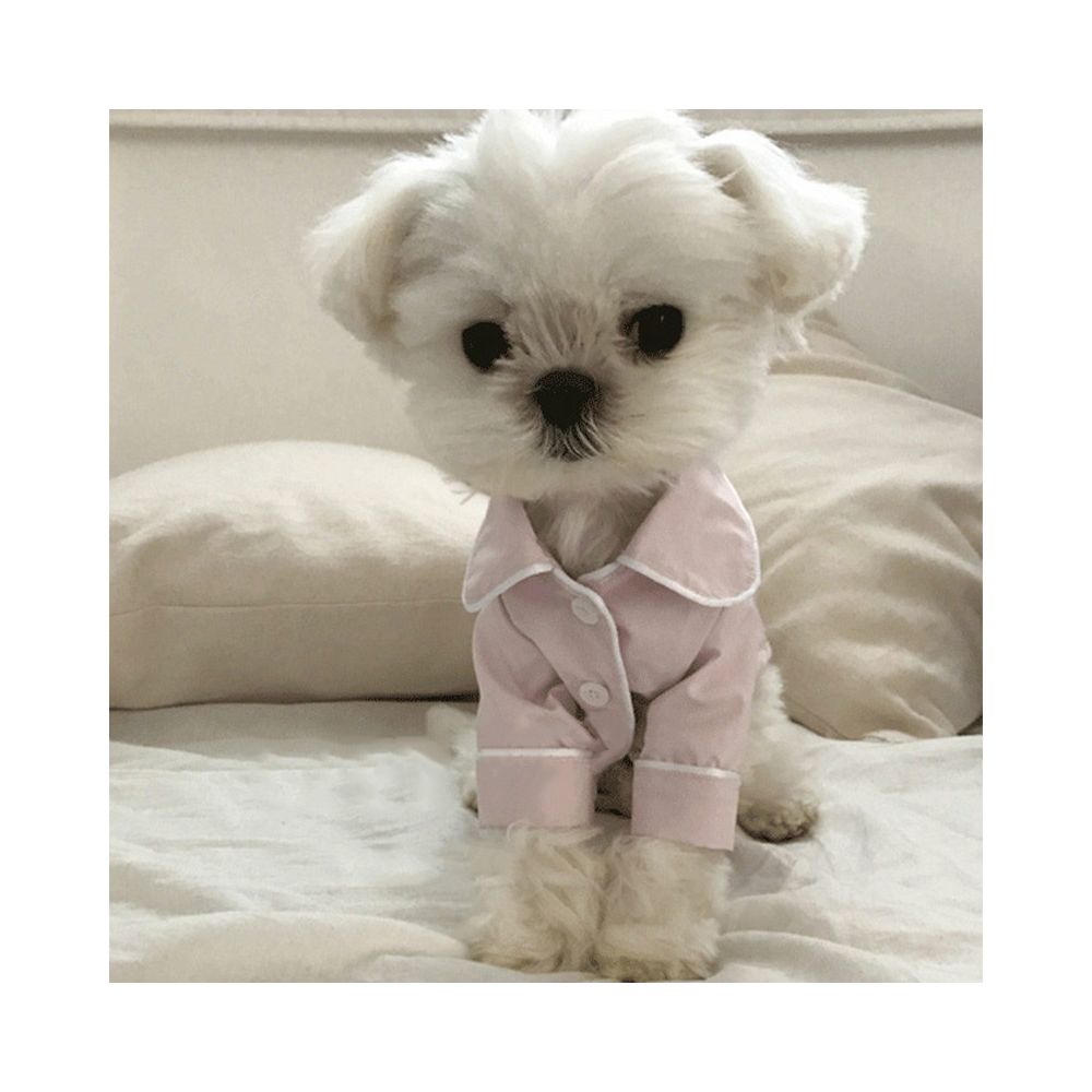 Wewoo - Vêtements pour chiens pyjamas animaux de compagnie Simulation en soietaille XL rose - Vêtement pour chien