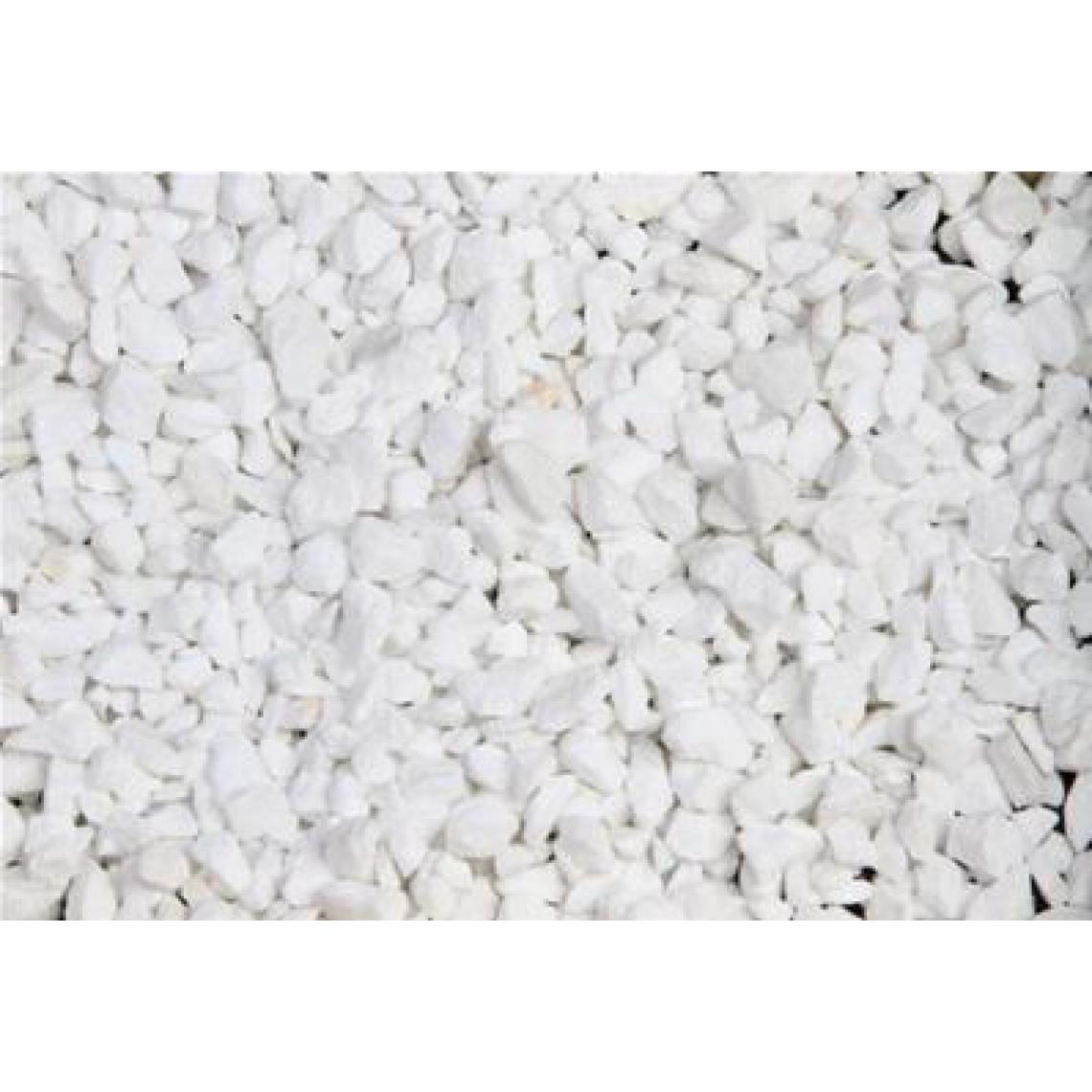 Scmcs - Marbre blanc pur concassé 8/12 400 kg - 16x25kgs - Graviers et galets
