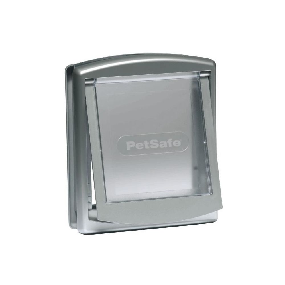 Pet Safe - PETSAFE Porte Staywell a 2 positions - Gris - Pour chat jusqu'a 45 kg - Chatière