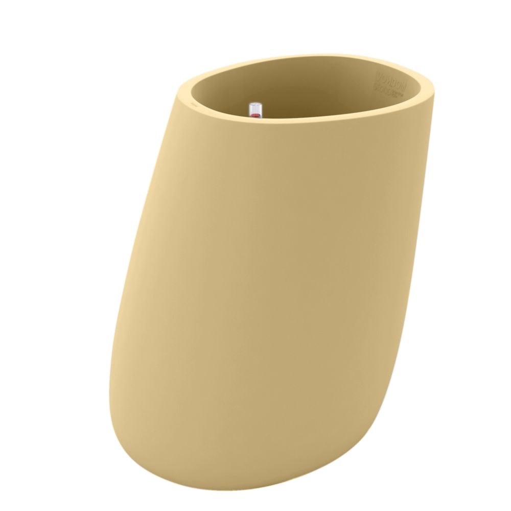 Vondom - Pot de fleurs Stone - 120 - Système d'arrosage - beige - Poterie, bac à fleurs