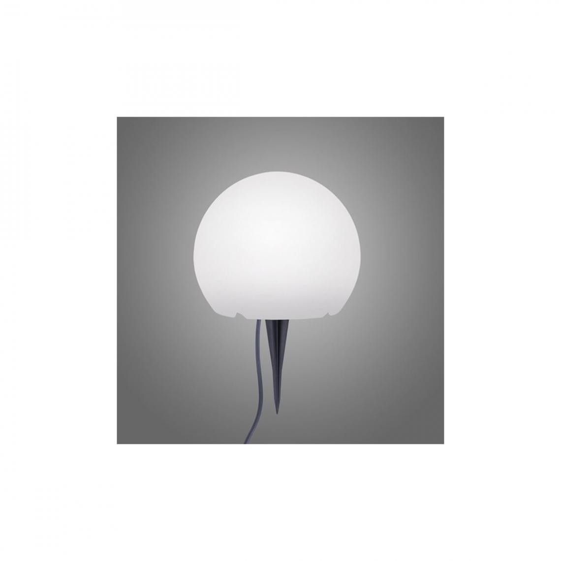 Boutica-Design - Spot à piquer Nector Blanc 1x12W SMD LED D30 - Borne, potelet