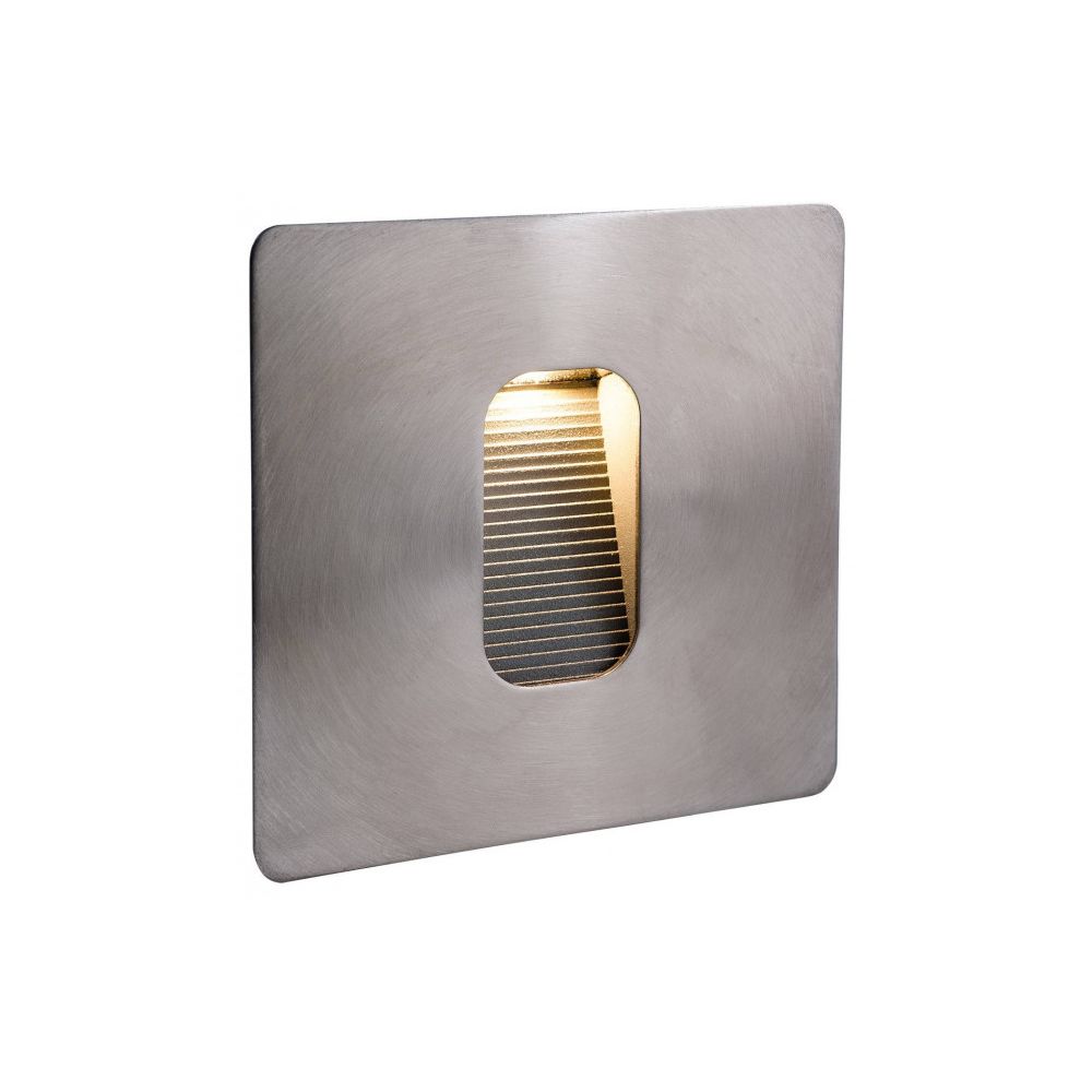 Firstlight - Applique LED Wall & Step, carrée, acier inoxydable - Applique, hublot