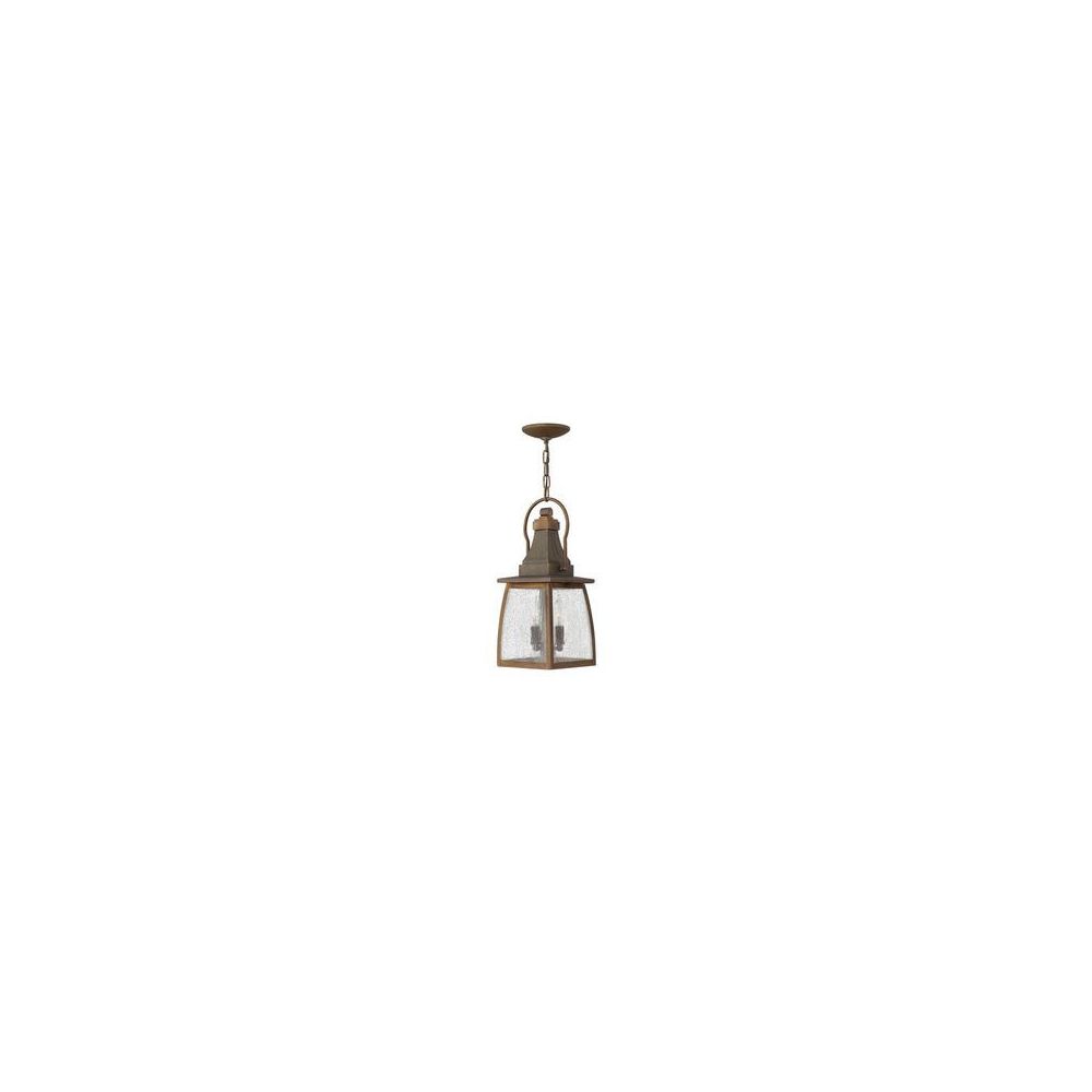 Elstead Lighting - Suspensions Montauk 2x60W Marron doré - Applique, hublot