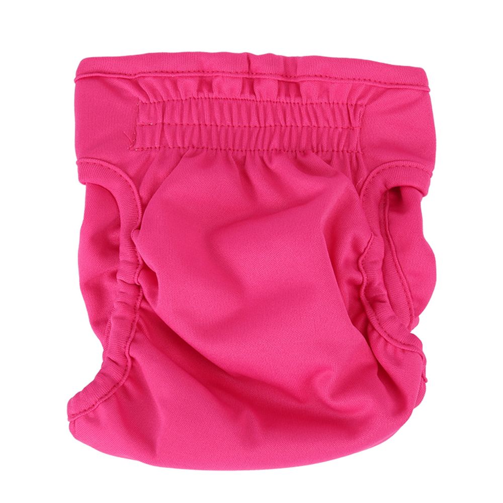 marque generique - femelle chien chiot pantalons chienne saison menstruel couche-culotte hygiénique rose rouge m - Vêtement pour chien