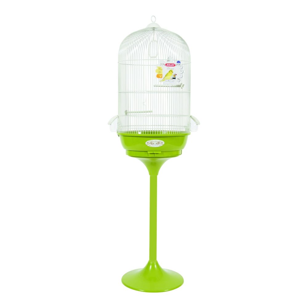 Zolux - Cage Arabesque Léonie 50cm + pied olive - Cage à oiseaux