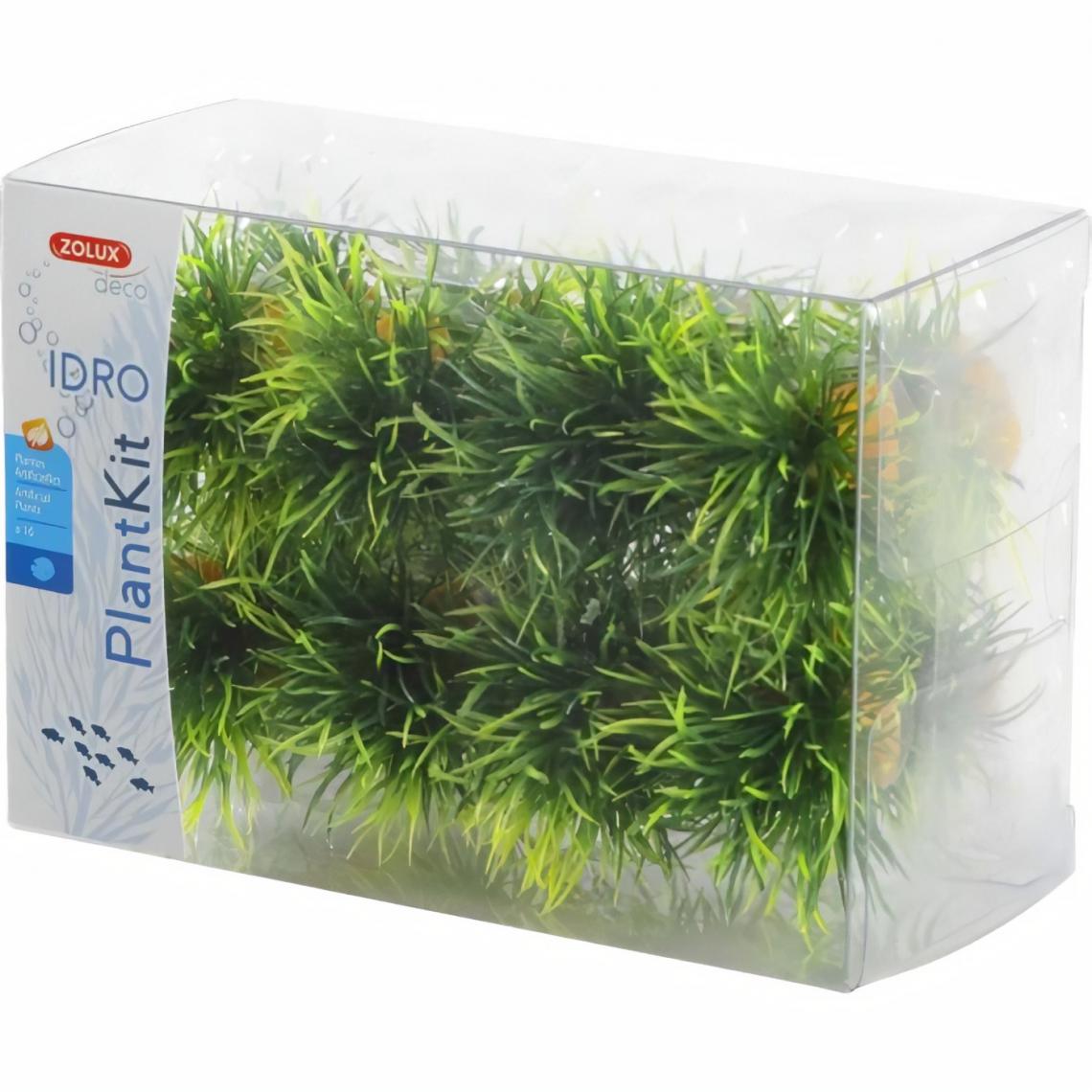 Zolux - ZOLUX Kit de 16 plantes artificielles gazonnantes Idro - Pour aquarium - Décoration aquarium