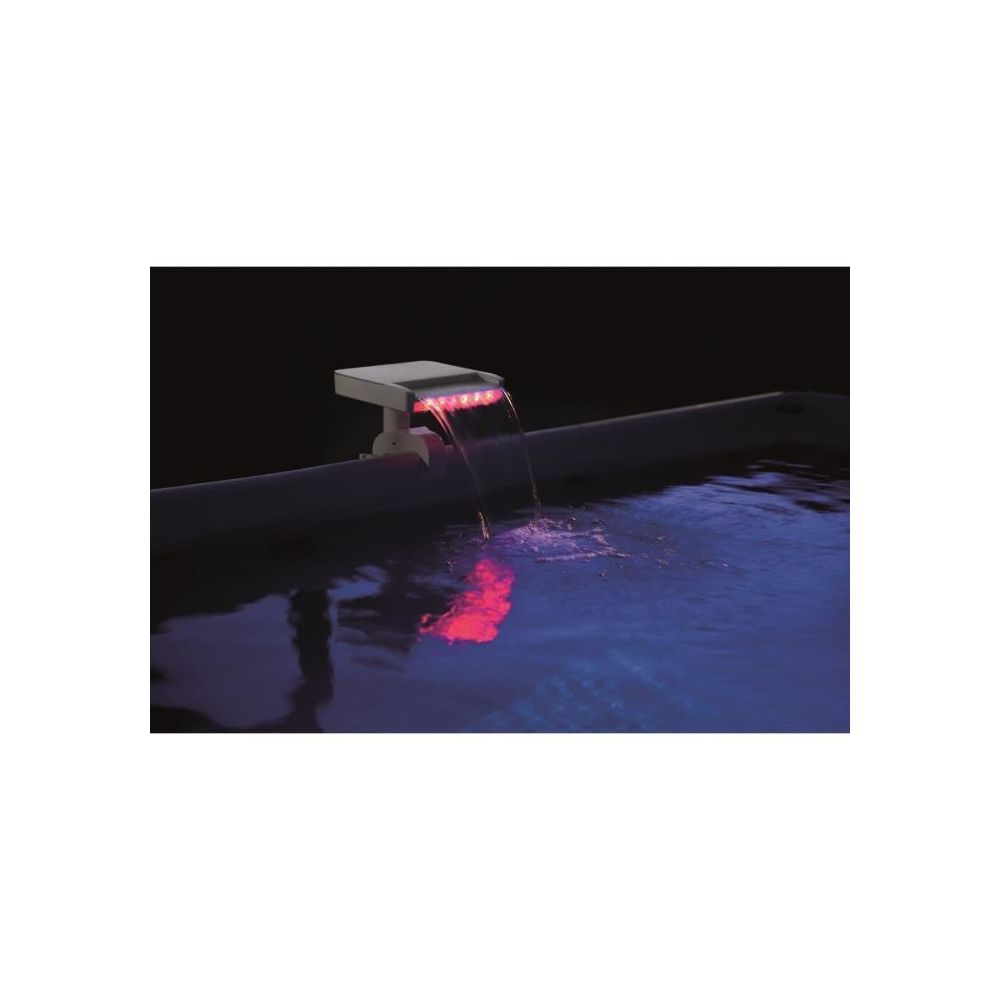 marque generique - PISCINE CASCADE - FONTAINE - JET Cascade piscine Led pour piscine tubulaire - Fontaine de jardin, puit