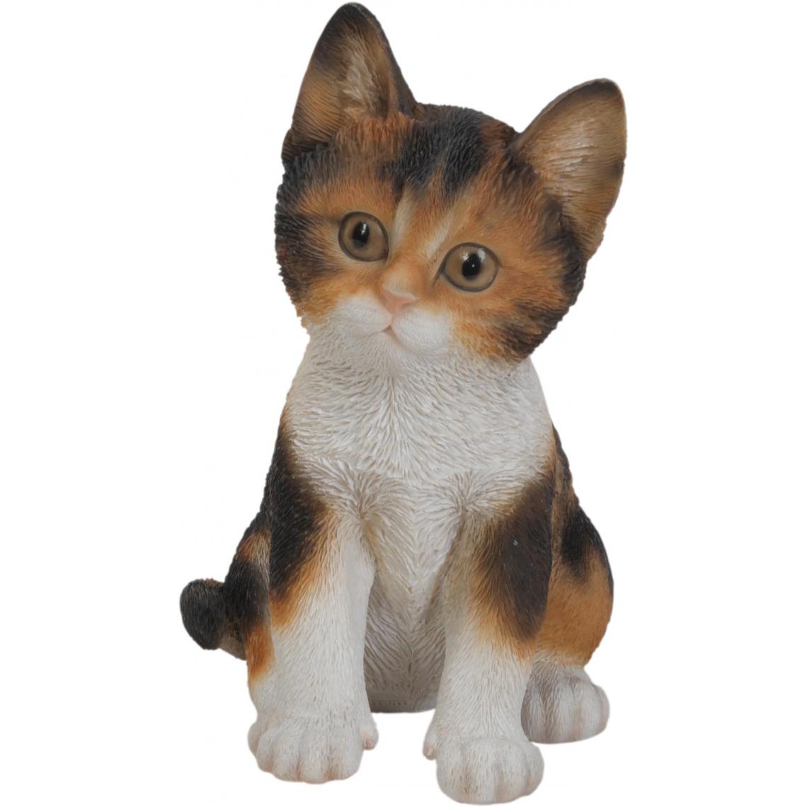 Vivid Arts - Chaton en résine 20 cm Kitten - Petite déco d'exterieur