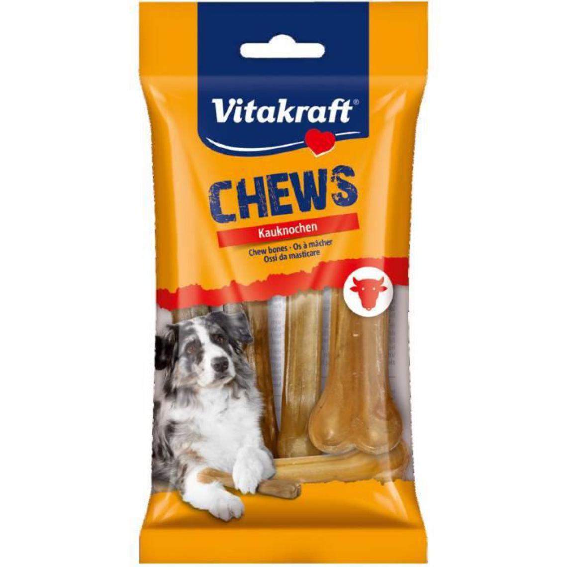 Vitakraft - VITAKRAFT Os pressés 11 cm - Lot de 9 sachets de 5 os pour chien - Croquettes pour chien