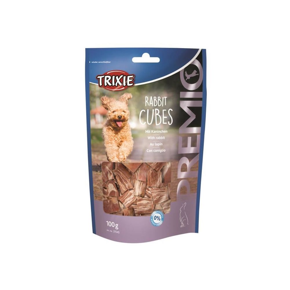 Trixie - TRIXIE Rabbit Cubes Premio - 100g - Pour chien - Friandise pour chien