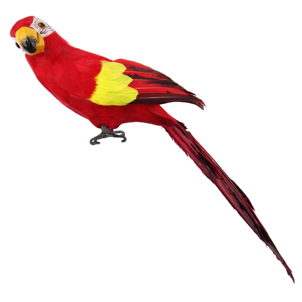 marque generique - figurines de perroquet à plumes artificielles oiseau réaliste modèle jardin yard decor - Petite déco d'exterieur