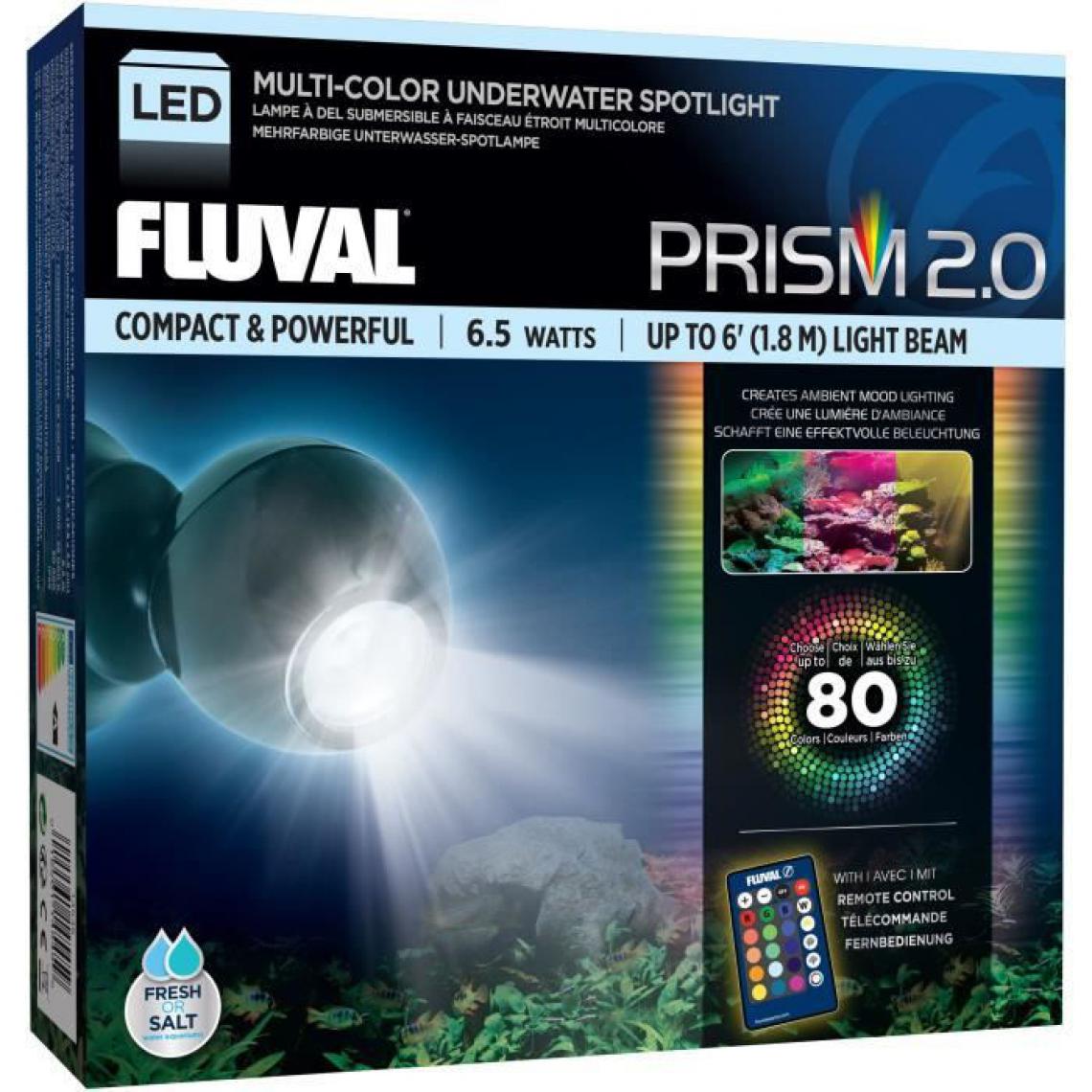 Fluval - Lampe 6,5W RGB LED Spot Light - Equipement de l'aquarium