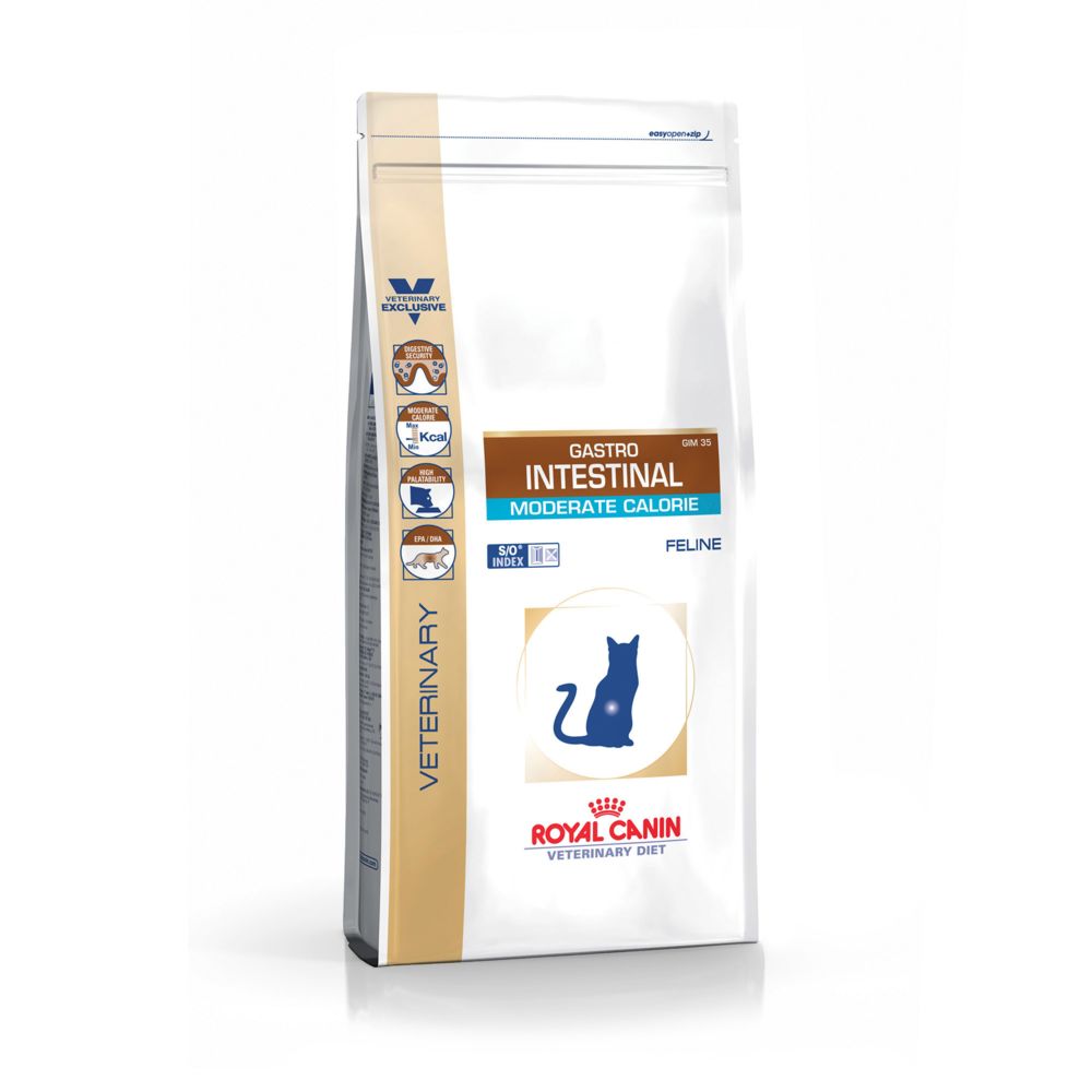 Royal Canin - Royal Canin Veterinary Diet Gastro Intestinal Moderate Calorie GIM35 - Croquettes pour chat