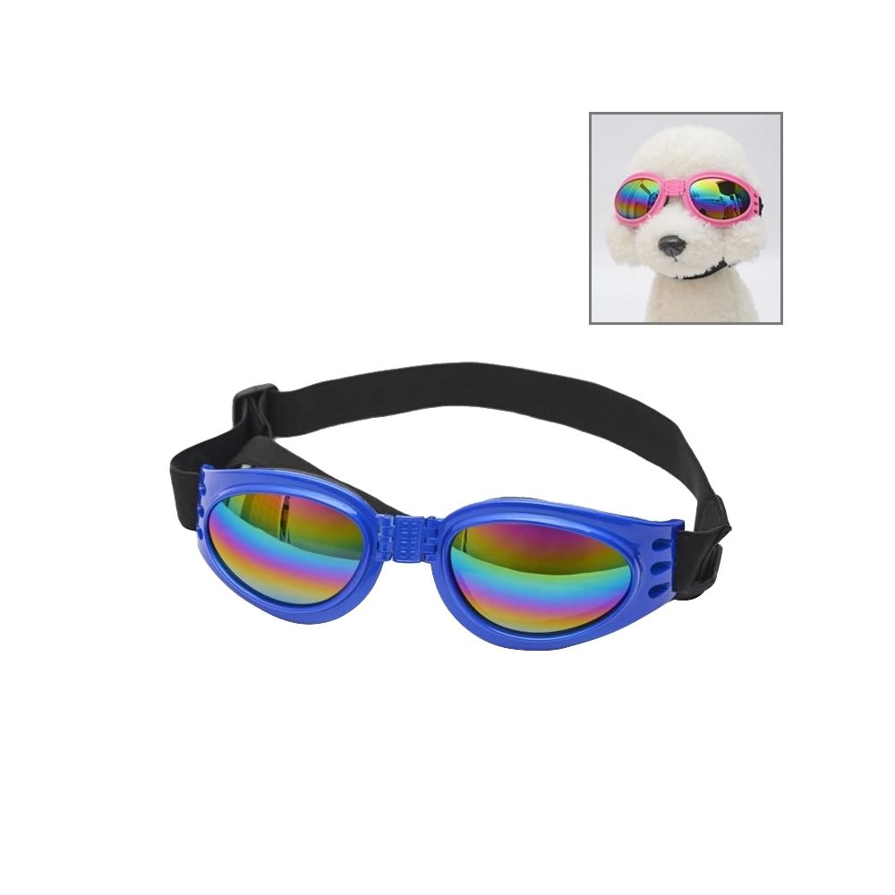 Wewoo - Pour les chiens avec poids bleu 6Kg ou plus lourd Anti-brouillard UV400 chien plié lunettes de soleil polarisées - Jouet pour chien