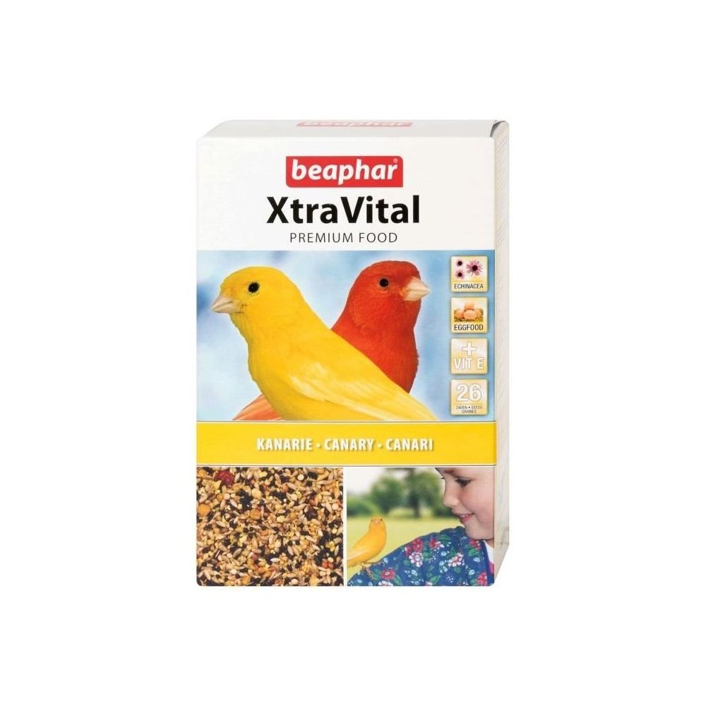 Beaphar - BEAPHAR Alimentation complete XtraVital - Pour canaris - 500g - Alimentation pour oiseaux du ciel