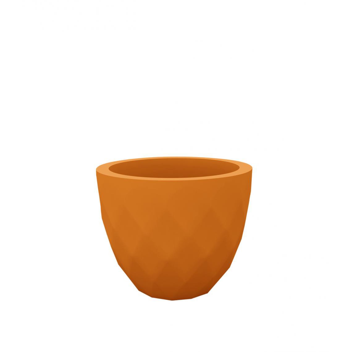 Vondom - Pot de fleurs VASES - petit modèle - orange - Ø 18 x 15 cm - basic - Poterie, bac à fleurs