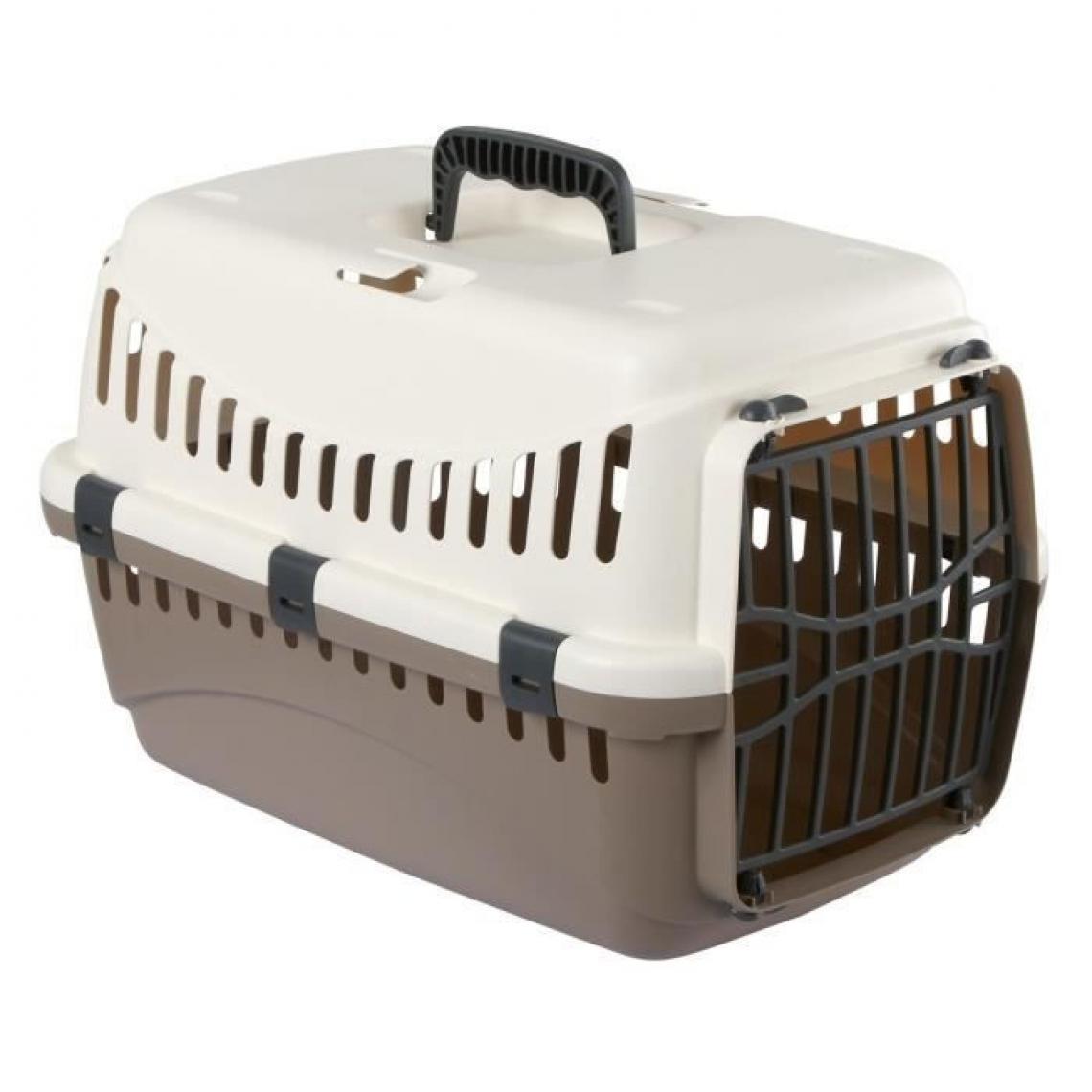Kerbl - KERBL Box de transport Expedition pour chien - 48x32x32cm - Creme et taupe - Equipement de transport pour chat