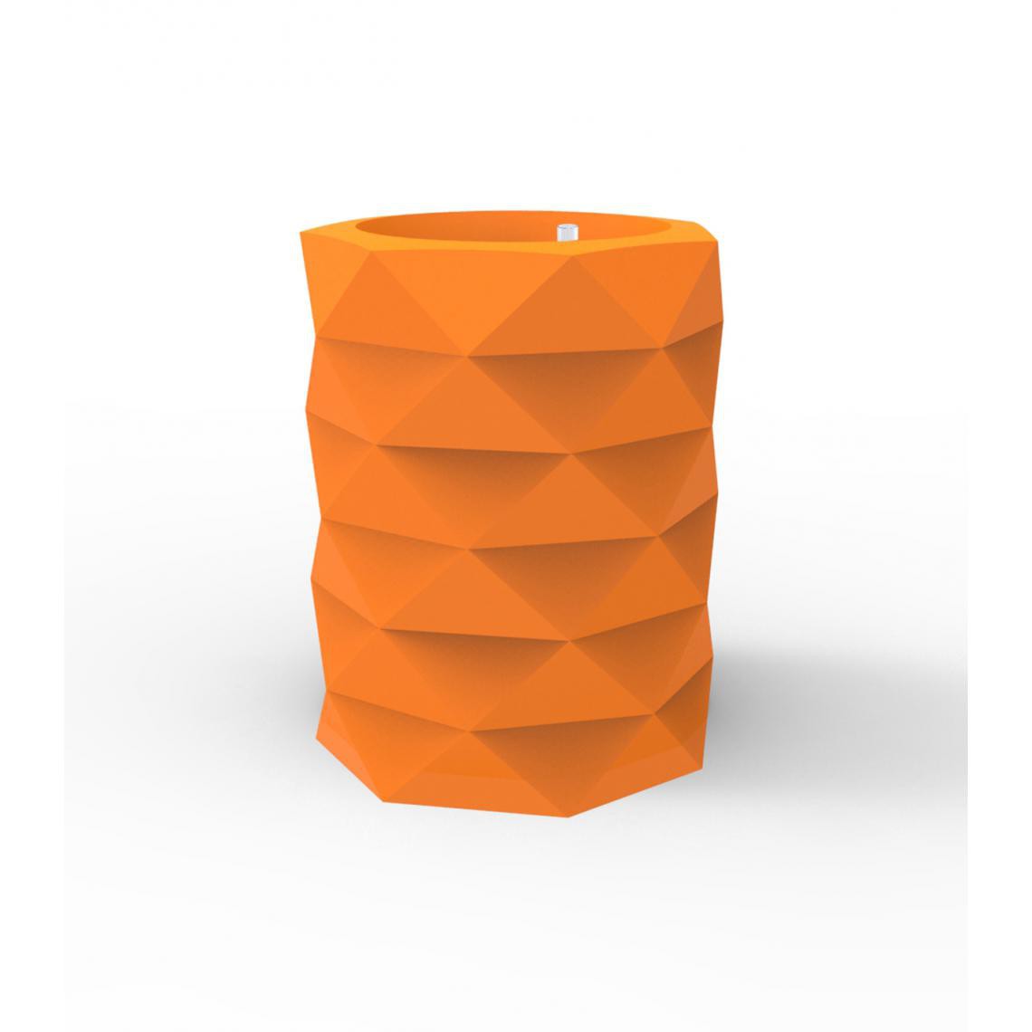 Vondom - Pot de fleurs MARQUIS - Système d'arrosage - Ø 80 x 100 cm - orange - Poterie, bac à fleurs