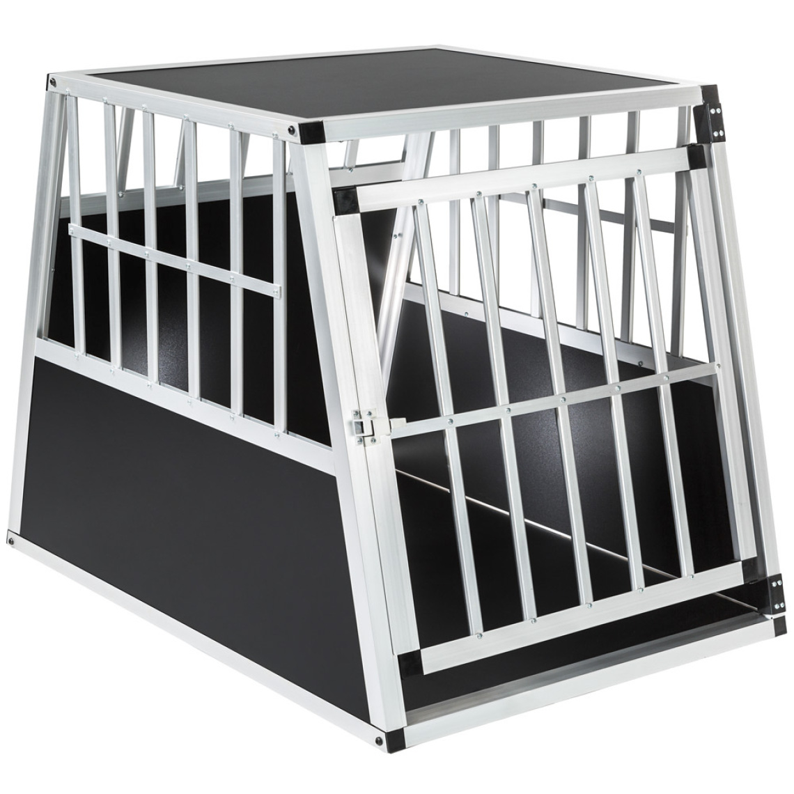 Tectake - Cage de transport pour chien simple dos incliné - Equipement de transport pour chat