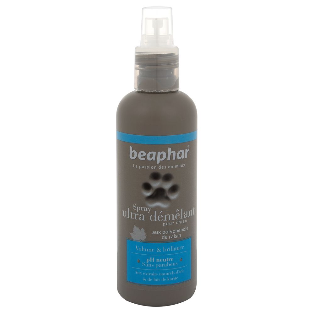 Beaphar - Spray Ultra Démêlant Volume et Brillance pour Chien - Beaphar - 200ml - Hygiène et soin pour chien