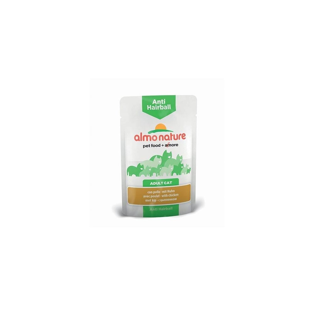 Almo Nature - Almo Nature Chat Fonctionnel Anti-Hairball Poulet - Alimentation humide pour chat
