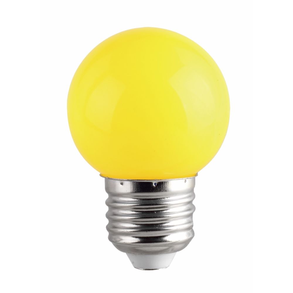 marque generique - FOX LIGHT - Ampoule LED 1W E27 couleur Jaune - Lampadaire