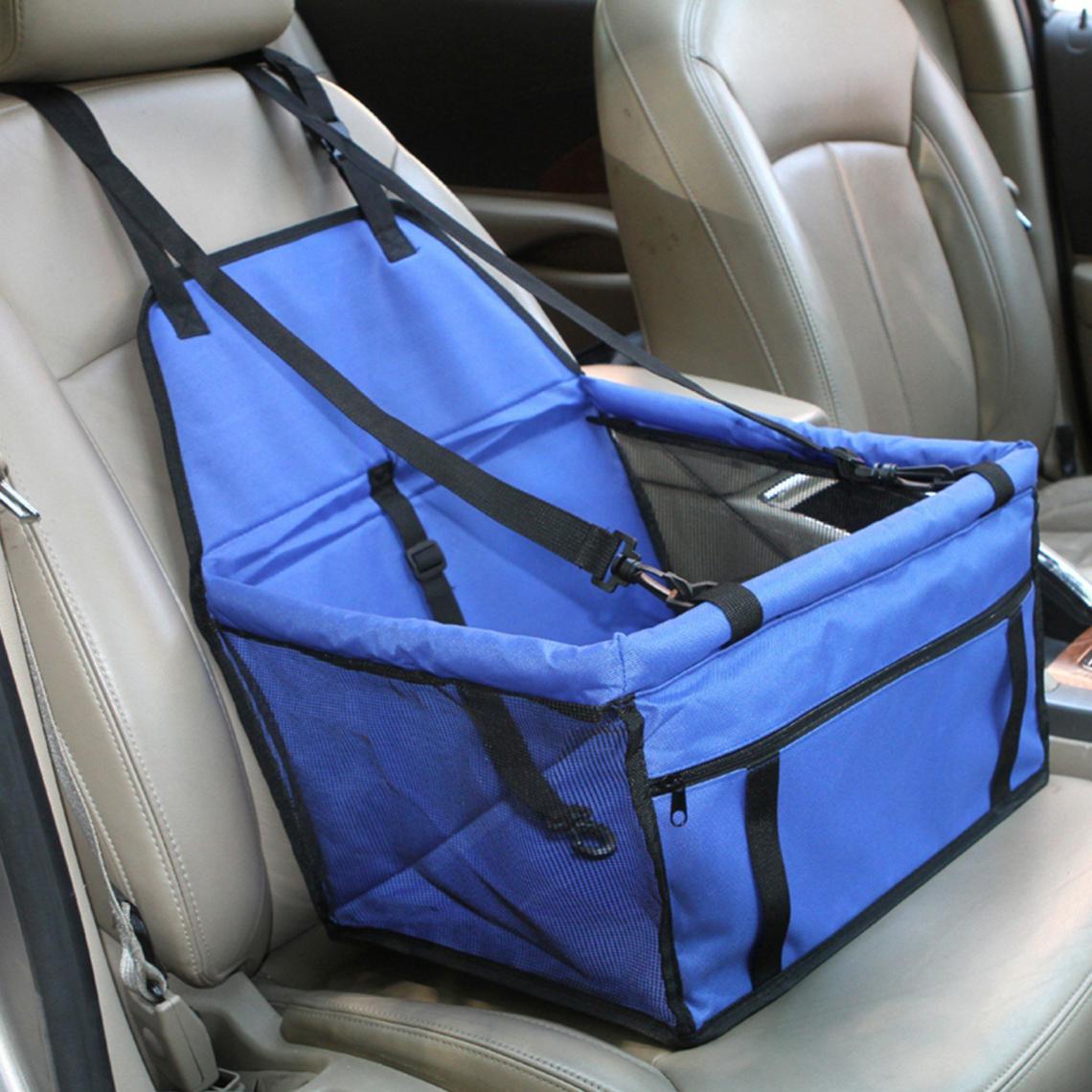Justgreenbox - Rehausseur de siège d'auto pour chien avec ceinture de sécurité, Rouge, S - Equipement de transport pour chat