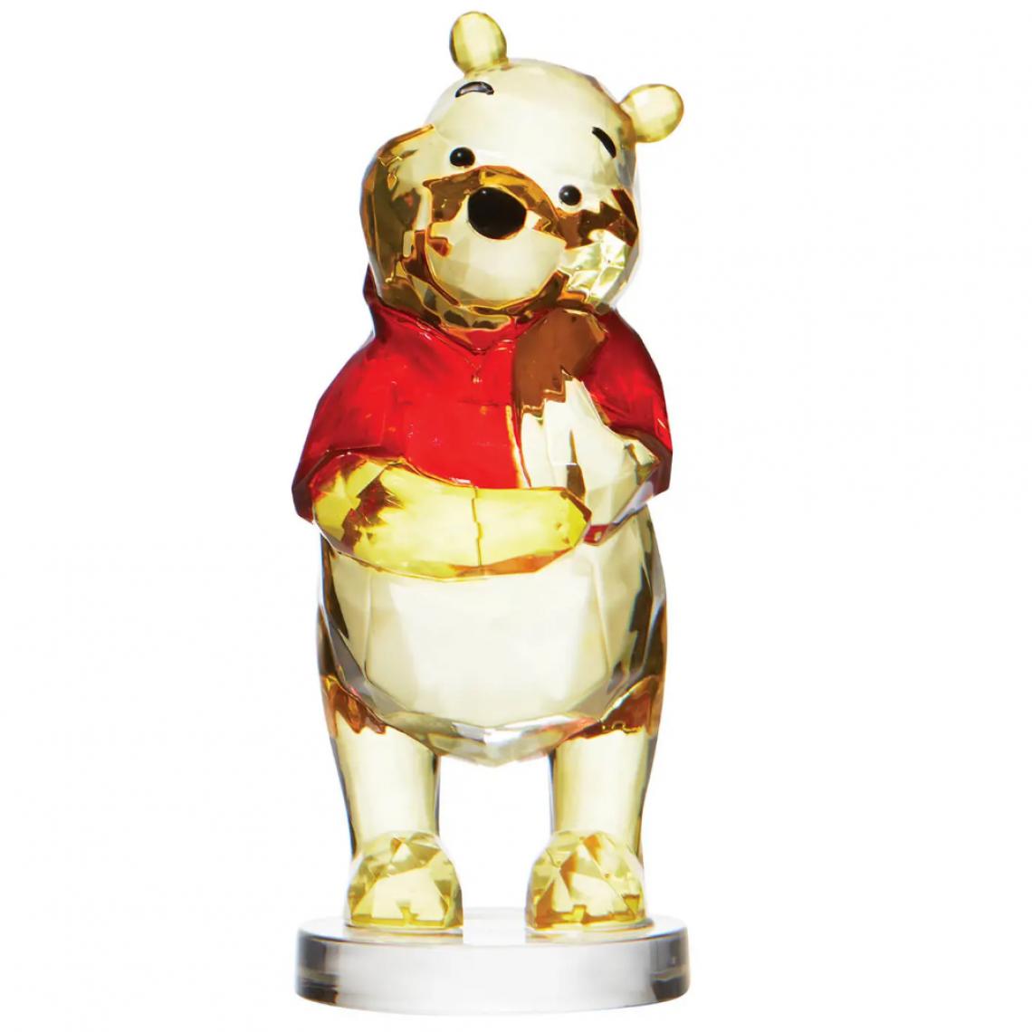 Disney Montres - Statuette de collection Winnie l'Ourson en acrylique facetté - Petite déco d'exterieur