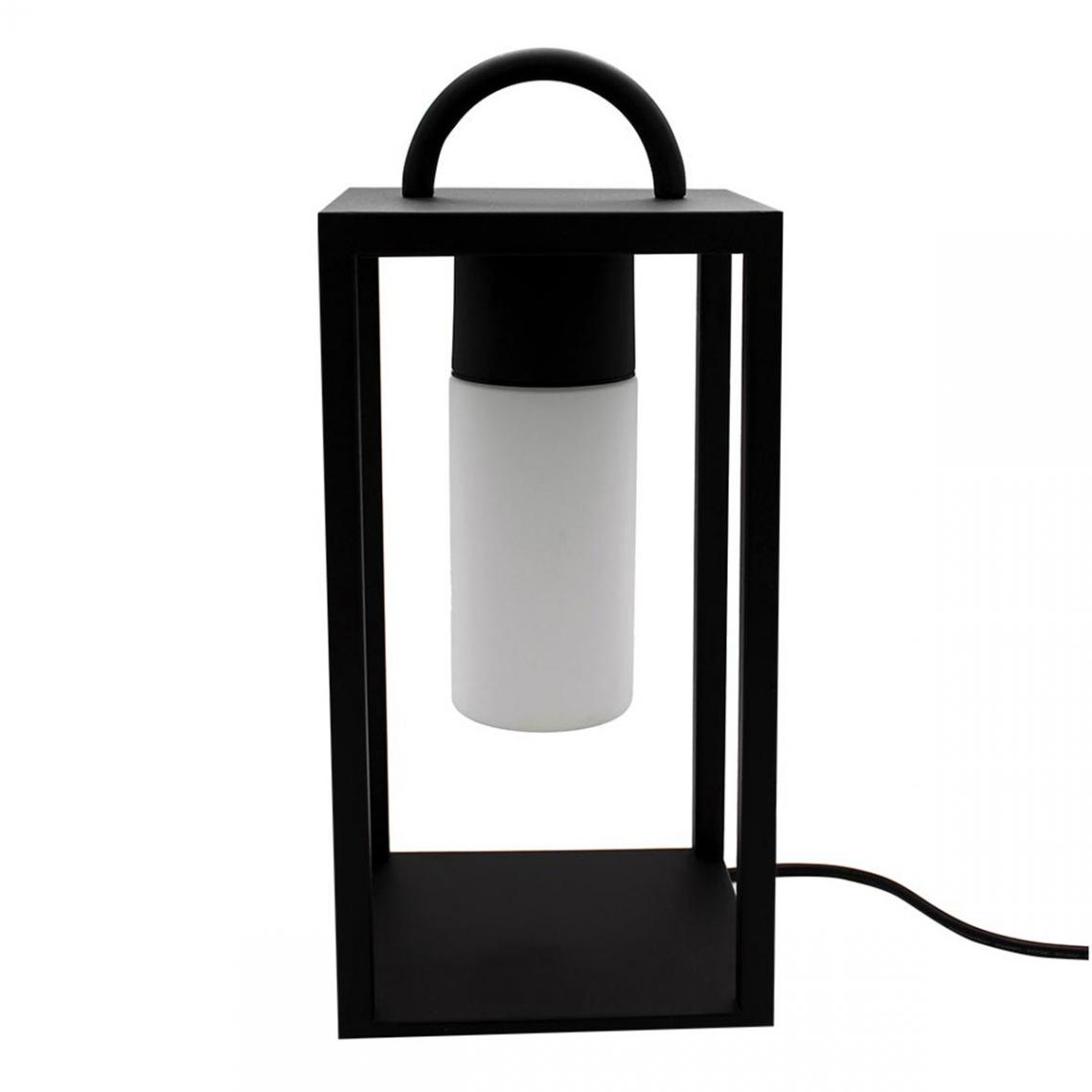 Lumisky - Lanterne filaire JAZZ noir en acier H46cm - Lampadaire