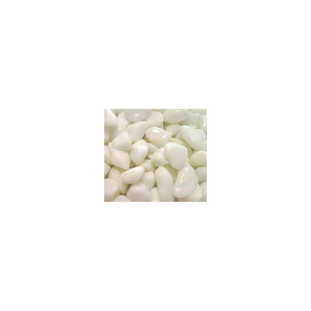 Scmcs - Scmc Marbre roule blanc pur 20/30 25 Kg SCMCE07 - Graviers et galets