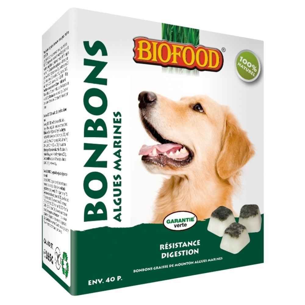 marque generique - Bonbons Maxi aux Algues Marines pour Chiens - Biofood - x40 - Friandise pour chien