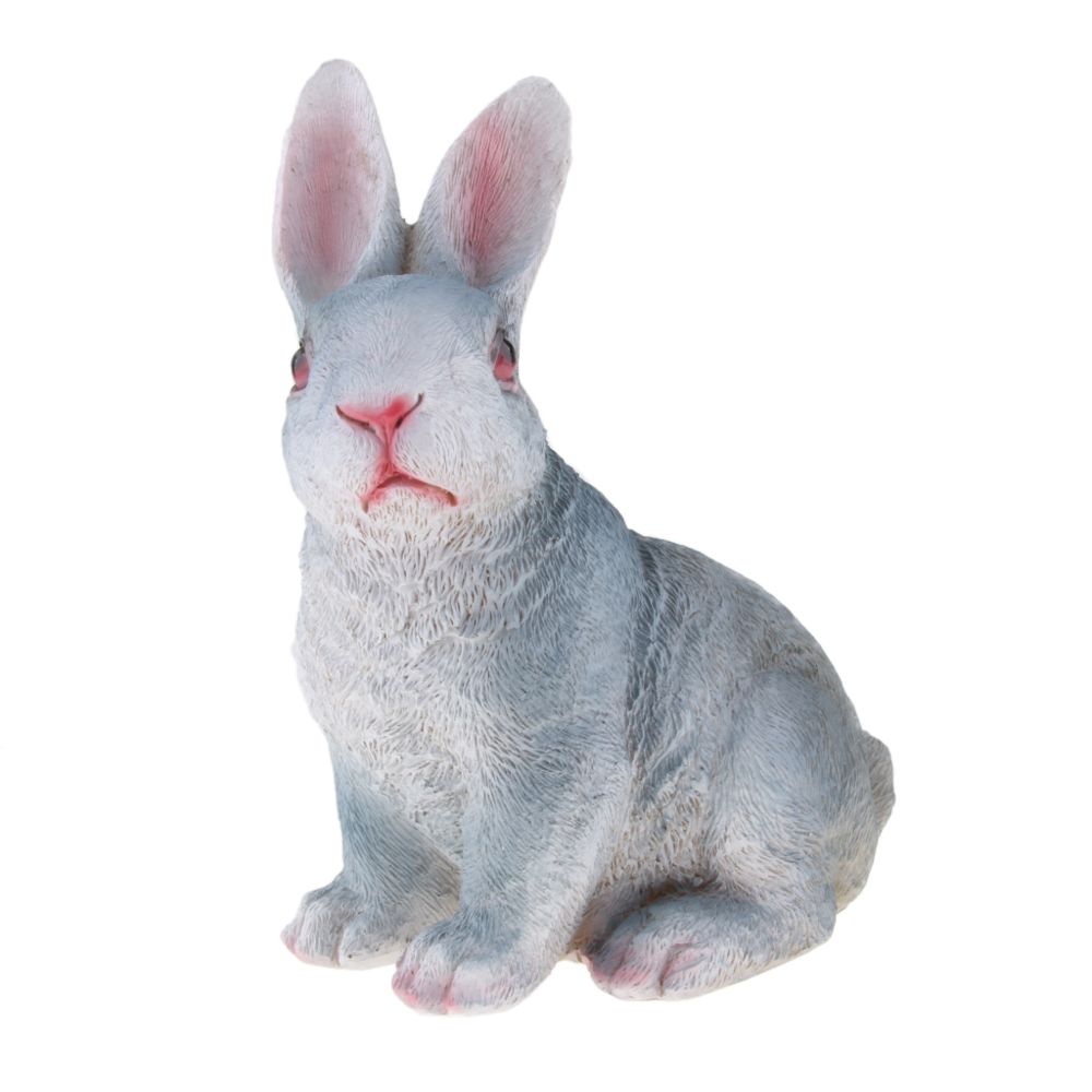 marque generique - jolis mini lapins en résine accueil jardin animaux statue fée ornement de jardin l - Petite déco d'exterieur