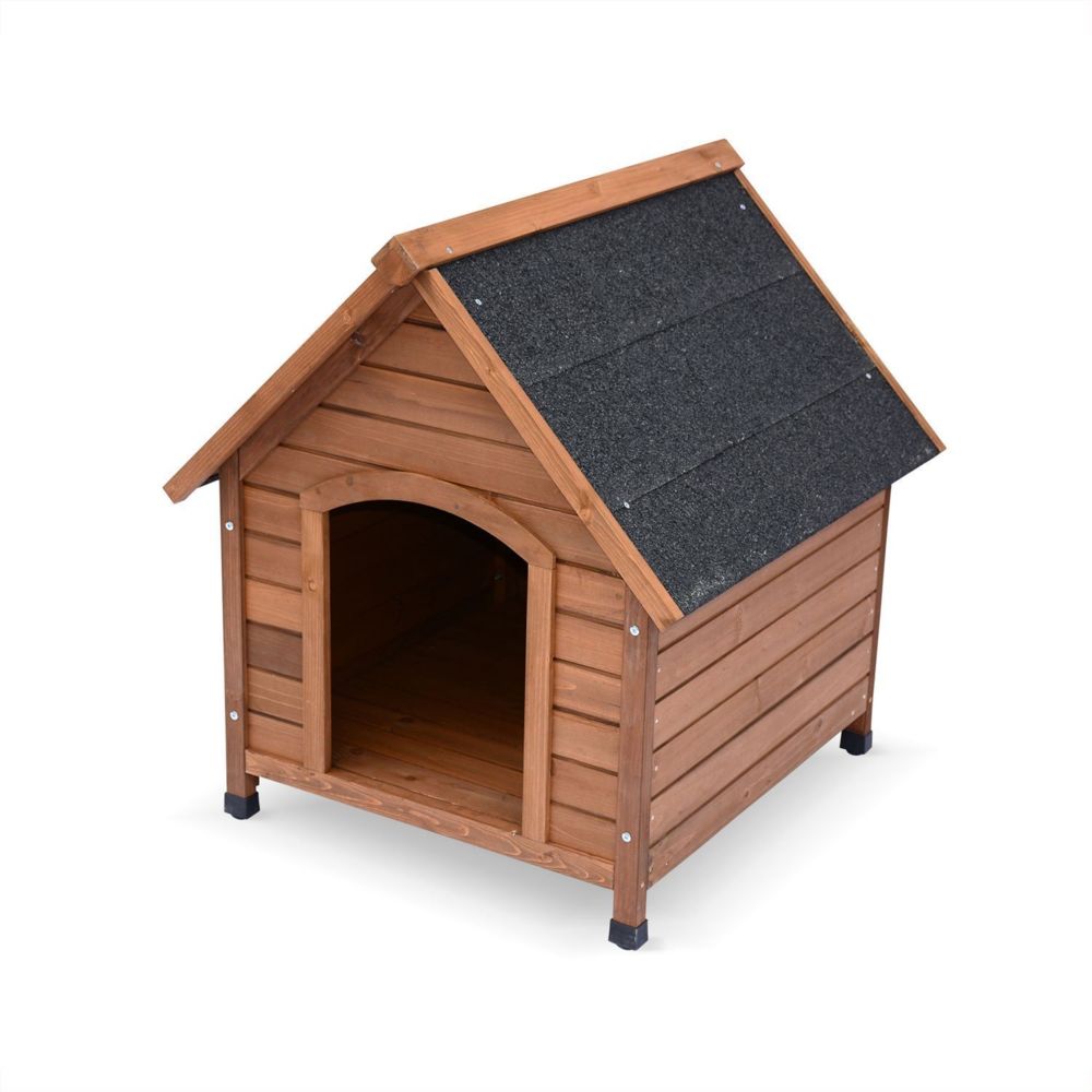 Alice'S Garden - Niche pour chien en bois COCKER M, cabane pour chien 69 x 65 x 76cm - Niche pour chien