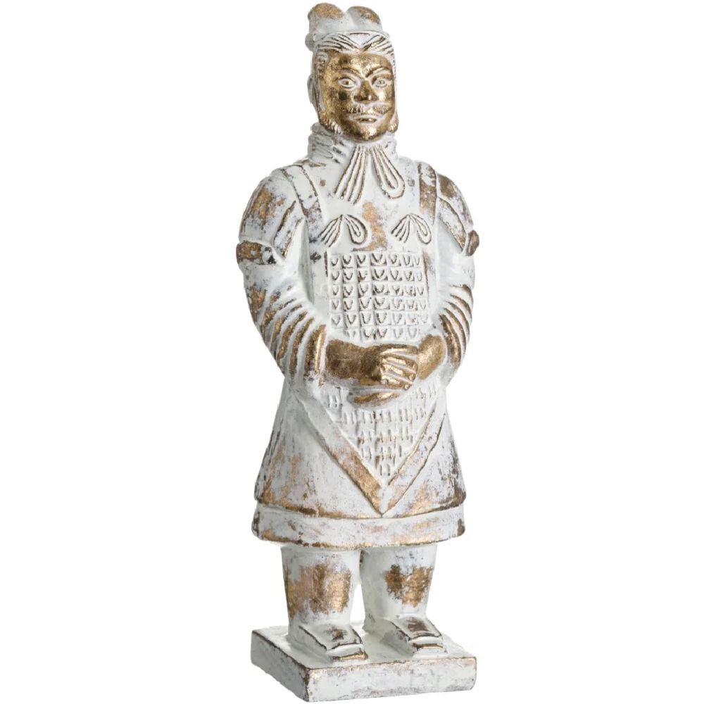 Ixe - Statuette Soldat en terre cuite de l'Empereur Qin - Petite déco d'exterieur