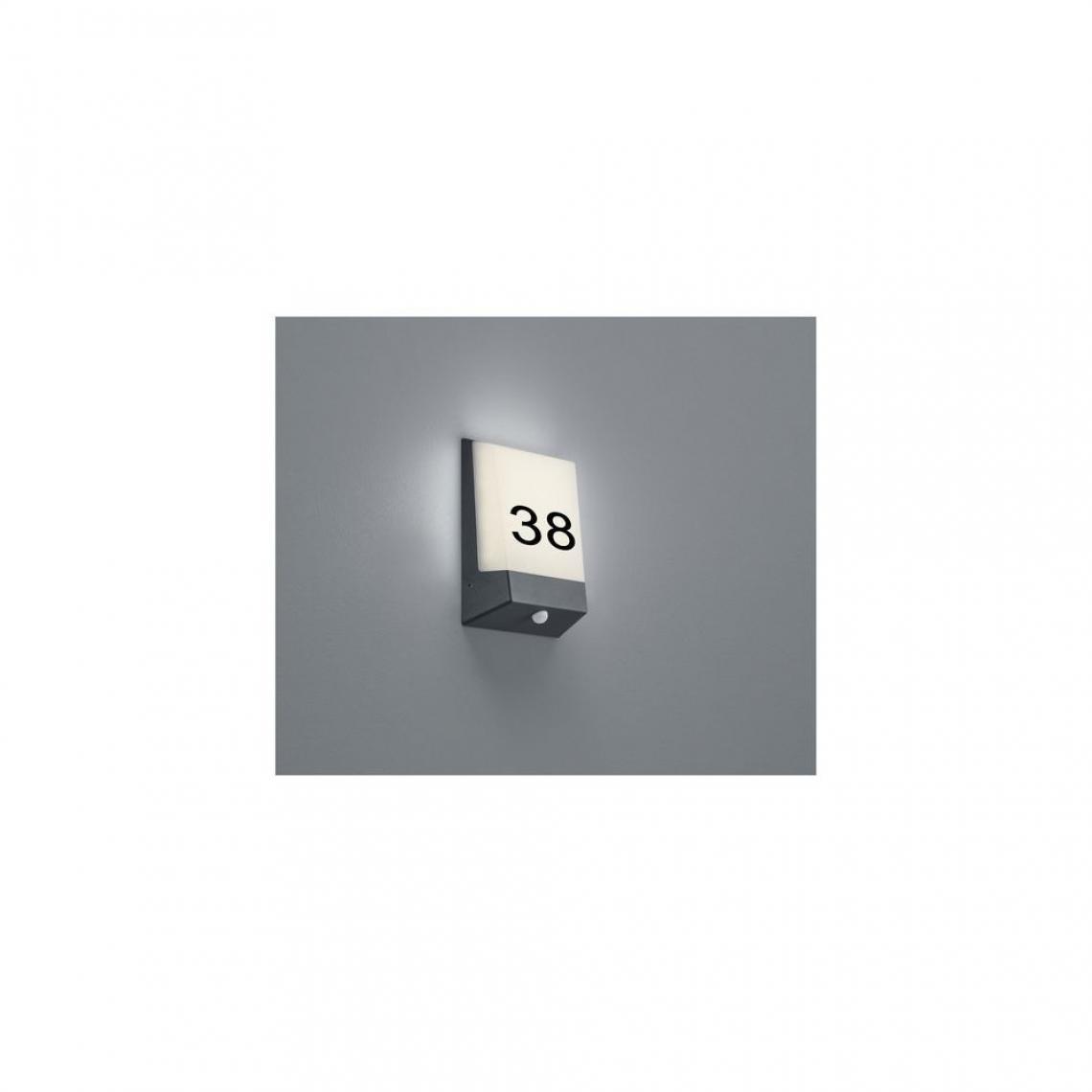 Boutica-Design - Applique Kasai Anthracite 1x9W SMD LED - Applique, hublot