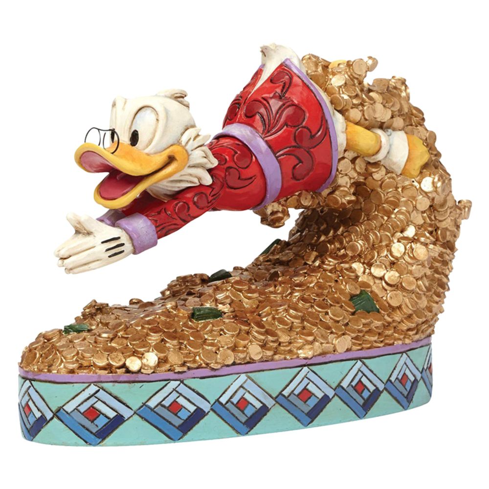Disney Montres - Statuette de Collection Oncle Scrooge McDuck - Petite déco d'exterieur