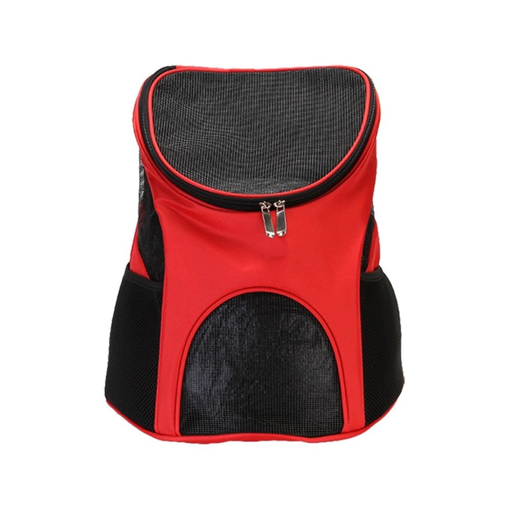 Wewoo - Sac à dos porte-animal respirant en nylon pliabletaille 45 x 36 x 31 cm rouge - Equipement de transport pour chat