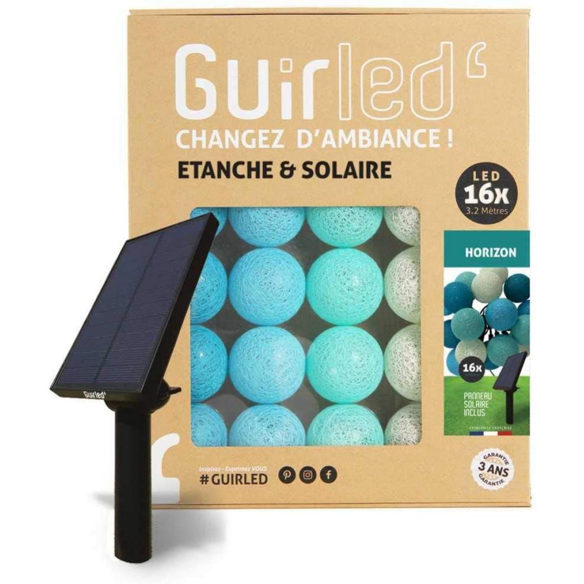 Guirled - Guirlande boule lumineuse 16 LED Outdoor - Horizon - Eclairage solaire